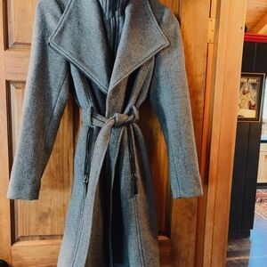 Calvin Klein wool Gray Coat